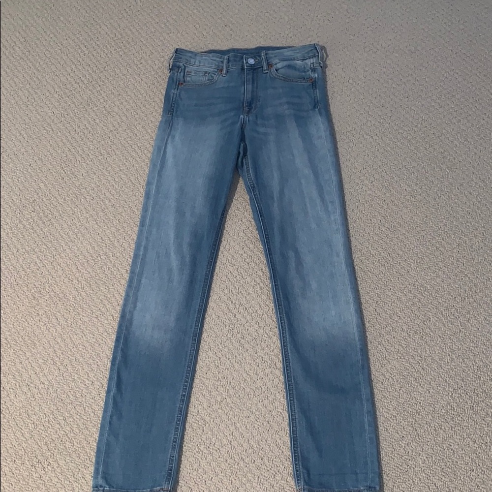 H&M skinny regular light-medium  wash jeans